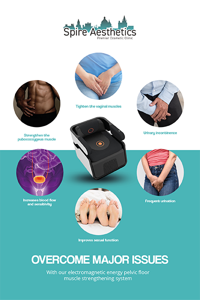 Image of EMS chair to treat Urine leakage Bridgwater from Spire Aesthetics