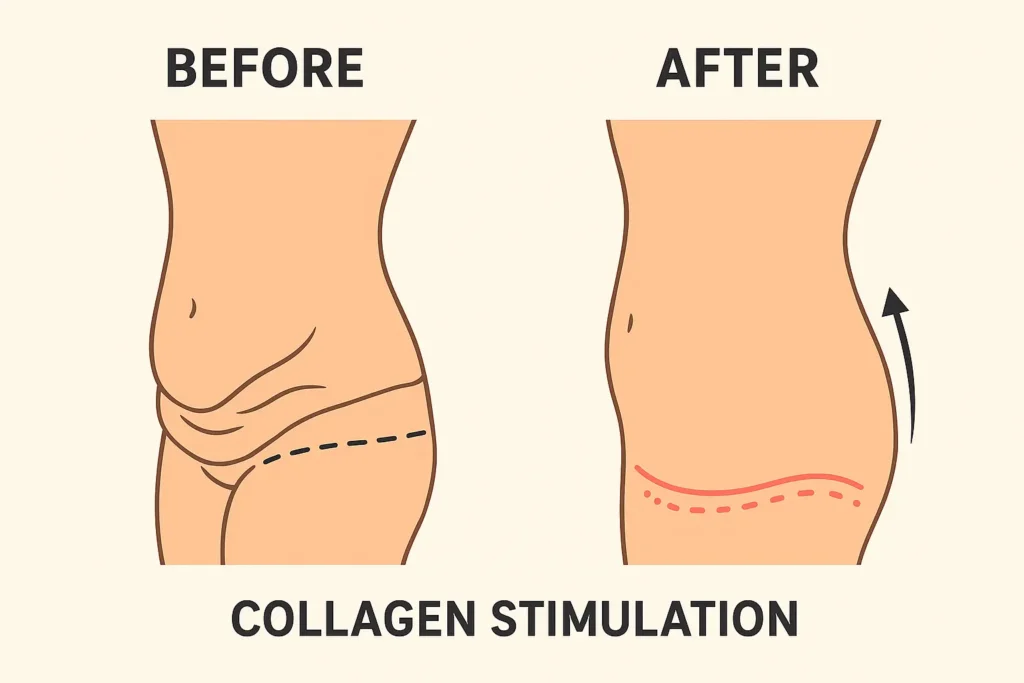 Before and after results for sagging skin after weight loss injections Bridgwater
