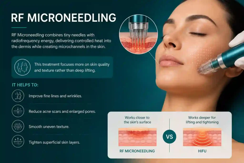 What Does RF Microneedling Do That HIFU Alone Cannot Bridgwater