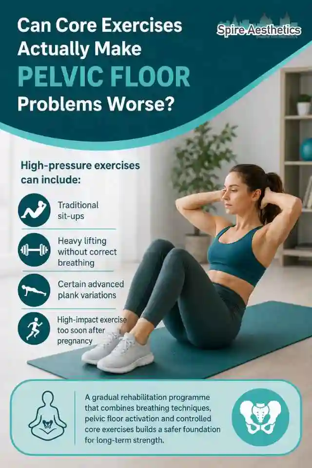 Can Strengthening Your Core Alone Actually Make Pelvic Floor Problems Worse Bridgwater?